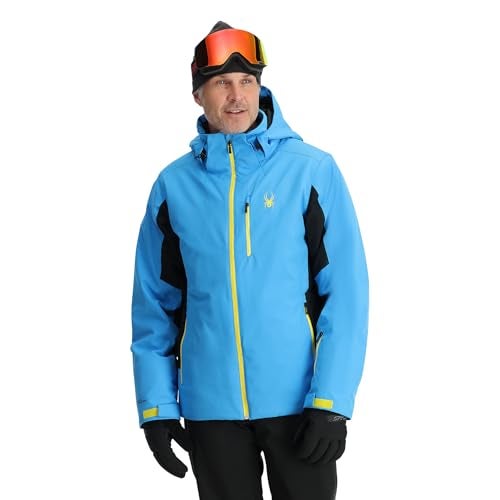 Spyder Mens Vertex Insulated Ski Jacket Aether Blue 2 Small - Image 3