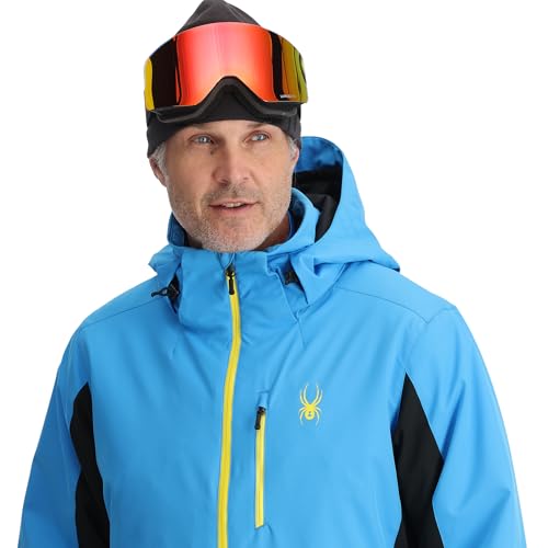 Spyder Mens Vertex Insulated Ski Jacket Aether Blue 2 Small - Image 1