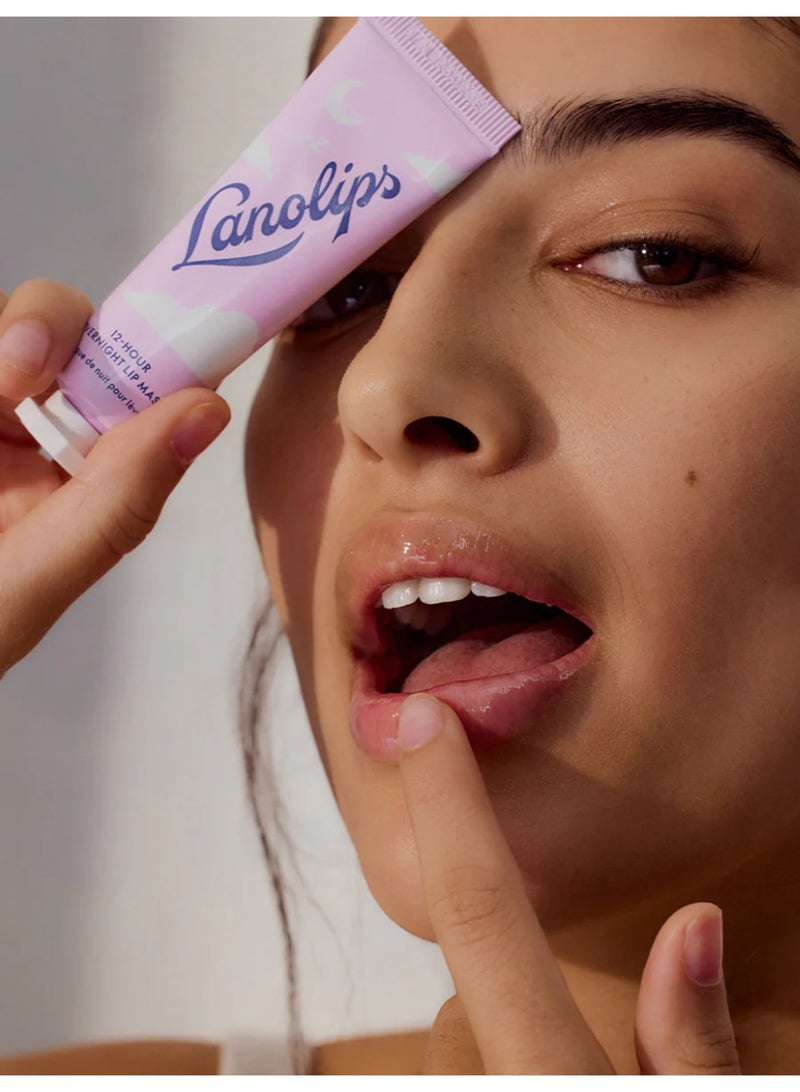 لانو ليبس ماسك شفاه ليلي بترطيب عميق حتى 12 ساعة من Lanolips – علاج مكثف أثناء النوم | ميني 3 جم - Image 4
