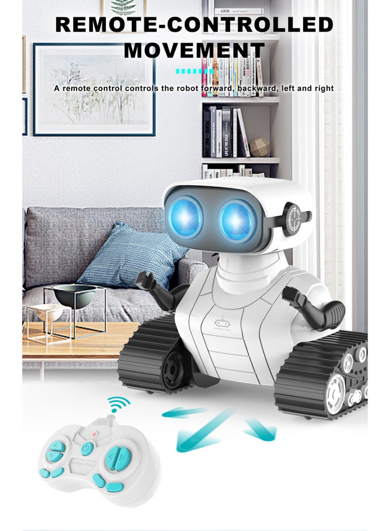 HouDeOS Remote Control Robot Toys for Kids Rechargeable 2.4Ghz RC Robot with Music LED Eyes Suitable for Outdoor Indoor Play Gift - Image 4