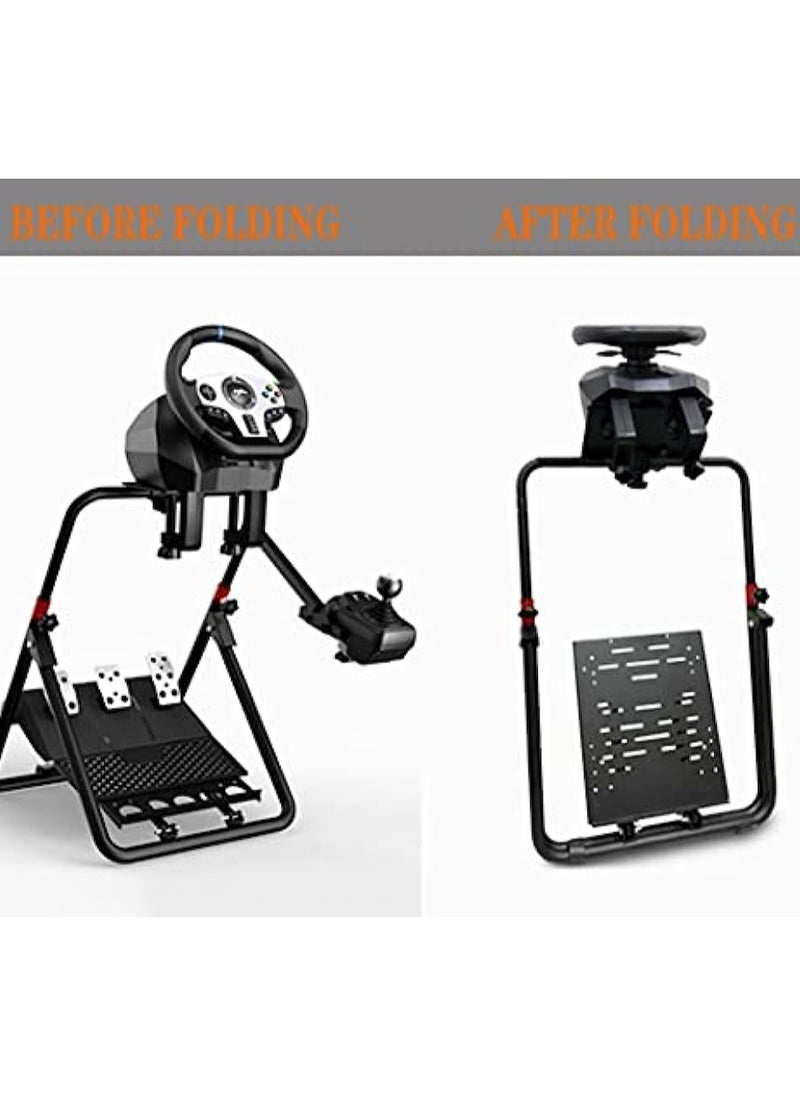 Foldable Racing Wheel Stand for Logitech, Thrustmaster GT500