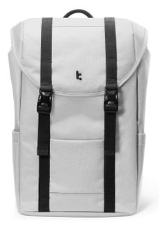 Tomtoc VintPack-TA1 Flap Laptop Backpack, Lightweight, Water-Resistant Travel Casual Daypack, Slim Durable Work-pack Rucksack for 13-16 Inch MacBook Laptop, Large Capacity, Eco-Friendly Backpack 22L  - Image 1