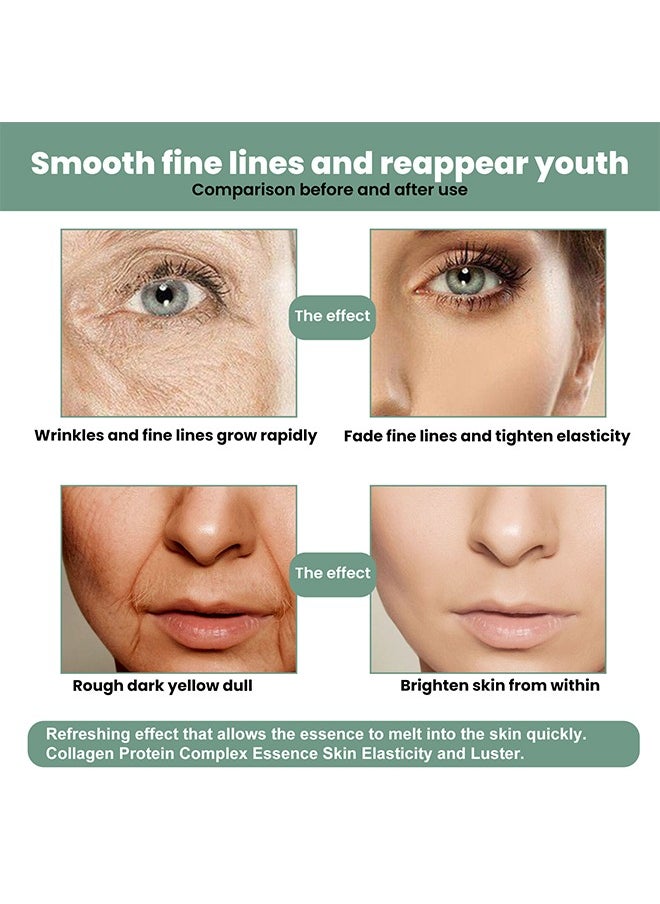 EELHOE - Advanced Collagen Boost Anti Aging Serum, Skincare Glow And Protect Serum, Collagen Boost Anti Aging Serum, Collagen Peptide Serum For Face Wrinkles - Image 1