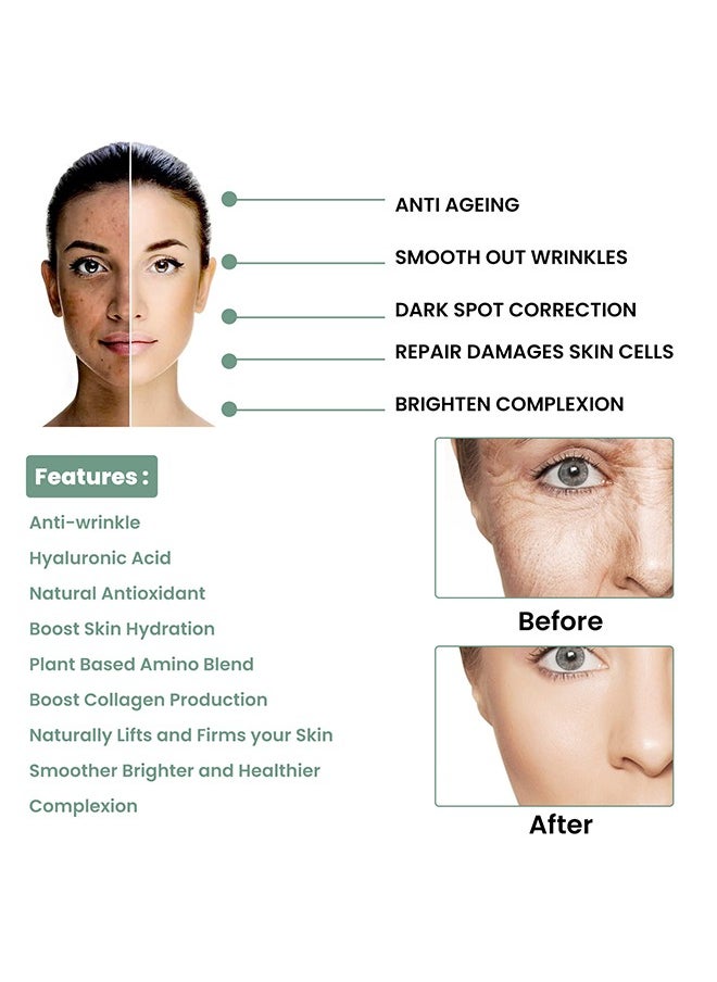 EELHOE - Advanced Collagen Boost Anti Aging Serum, Skincare Glow And Protect Serum, Collagen Boost Anti Aging Serum, Collagen Peptide Serum For Face Wrinkles - Image 1