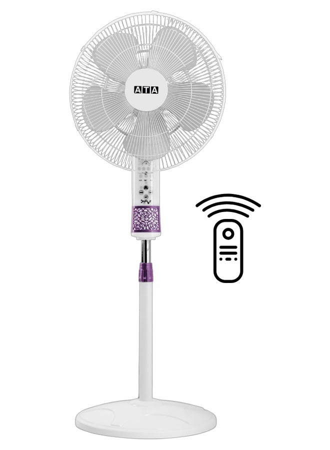 ATA Stand Fan 18 Inches 5 Blades With Remote Control - Image 1