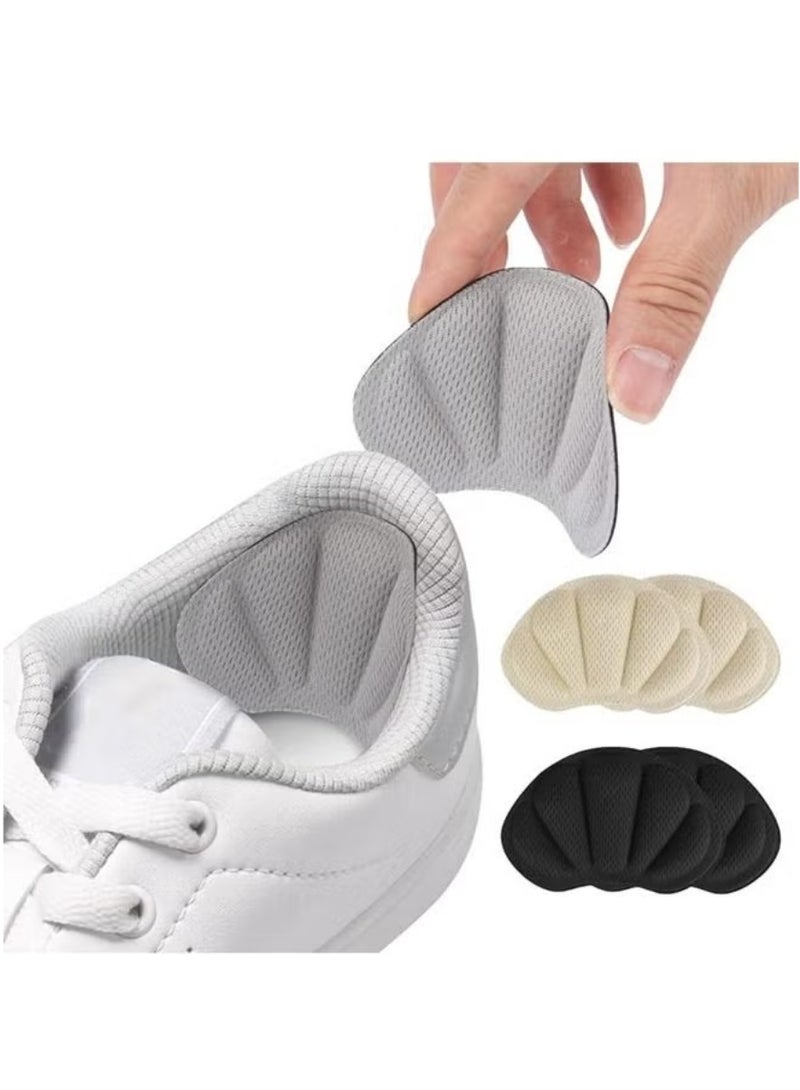 Heel Grips Liner Cushions Insole 6 Pieces Shoes Insert Pads for Loose Too Big Shoes Prevent Rubbing Blisters Slip Filler Improve Shoe Fit and Comfort for Men Women - Image 4