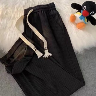 Ice Silk Wide Leg Pants Mens Summer Thin Trendy Brand Ins Mens Pants Bloomers Beach Trousers Loose Style C92 Black - pzsku/Z283CEA4882BCBD257F5EZ/45/1746233204/b612e507-d9ef-4c75-8f63-366f9dd7d501