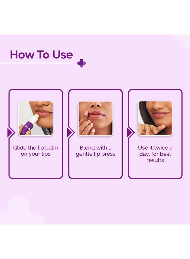 The Derma Co 1% Vitamin C Brightening Lip Balm with SPF 50 PA +++ I With Niacinamide & Hyaluronic Acid I Reduce Lip Pigmentation| Protects From Sun Damage| For Dark, Pigmented, Dry Lips- 4.5gm - Image 3