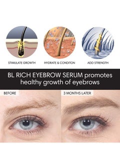 BL Rich Eyebrow Growth Serum & Enhancer for thicker and rapid growth of Brows & Lashes | Thick, shiny and voluminous brows within 3-4 weeks. Lash professional's choice for eyelash extension aftercare, - pzsku/Z283D053C1C338F78CAFAZ/45/_/1687471675/b6266585-3845-4391-8383-7bd2f1977d6c