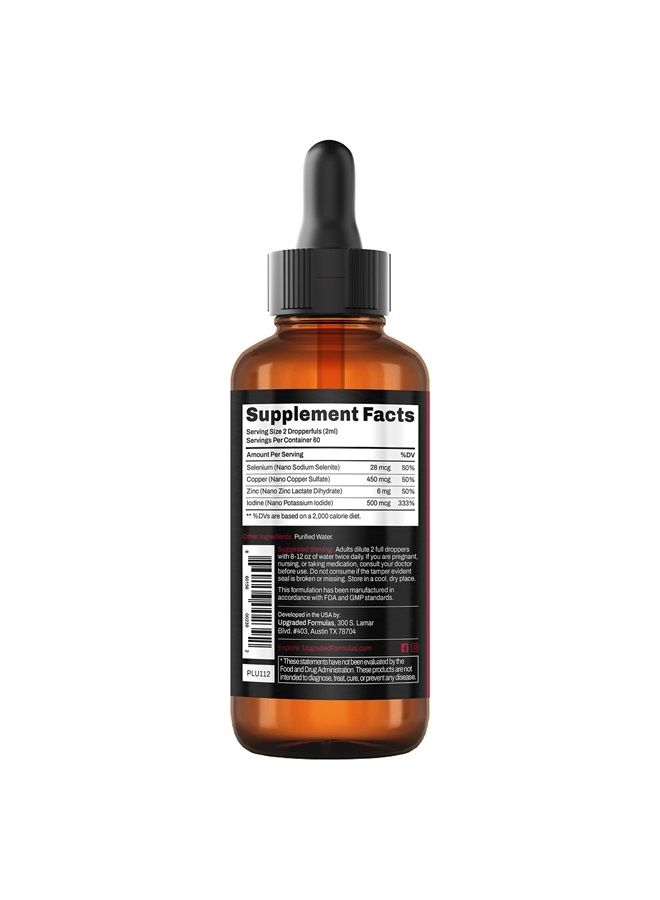 Upgraded Formulas Peak Thyroid Supplement - Energy Support to Reach Work and Fitness Goals, 4 fl oz - Image 3