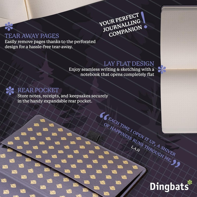 Dingbats* Notebooks Dingbats A5+ Wildlife Black Duck Notebook - Lined All item simple matching build - Image 5