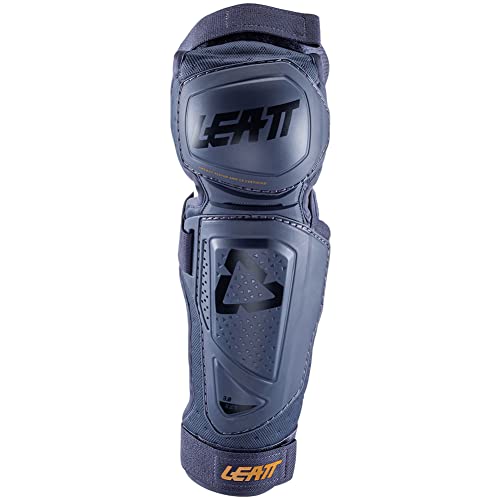 Leatt Adult 3.0 EXT Off-Road Motorcycle Full Length Knee and Shin Hard Shell Guard, Flint, L/XL - Image 1