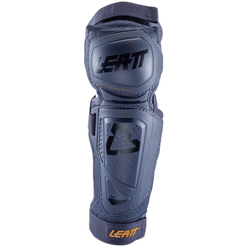 Leatt Adult 3.0 EXT Off-Road Motorcycle Full Length Knee and Shin Hard Shell Guard, Flint, L/XL - Image 4