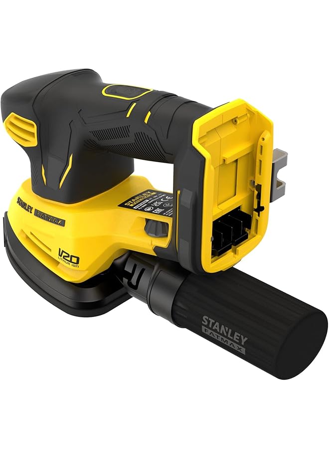 Stanley Lijadora De Detalles V20 Li Ion 18V Variable Velocidad 9.000 12.000 Opm Tamaño Base 110 Mm Cm² Conexión Para Aspiradores. - Image 4