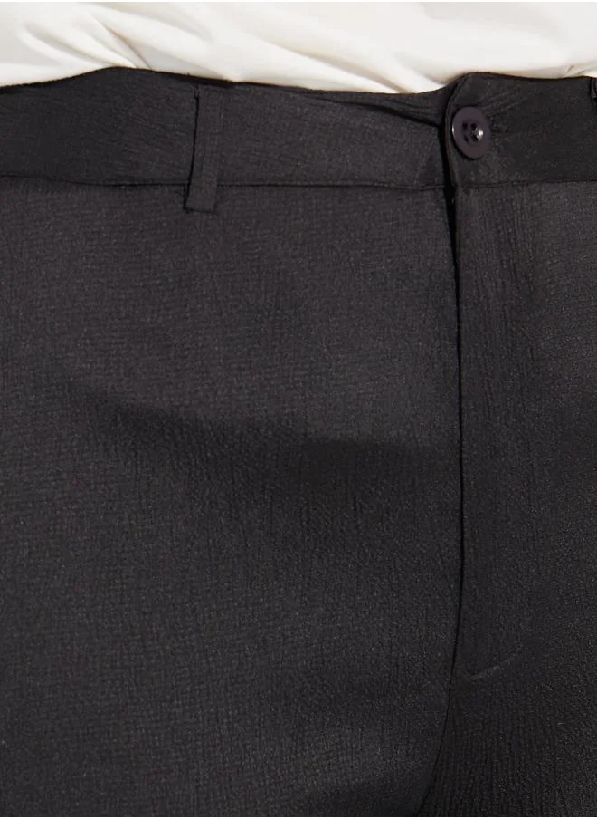 Styli High Rise Straight Fit Basic Pants