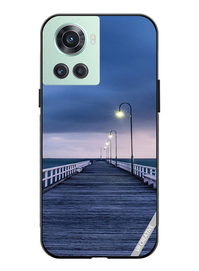 VR CREATIVE Protective Case Cover For OnePlus 10R Pathway To Sea Design Multicolour - Image 1