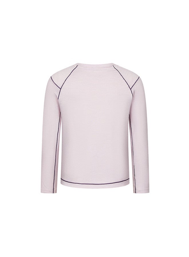 Aimer Kids Softshell Outerwear Lightweight Warm Sports T-shirt Light Warmth Light Pink 170 - Image 4