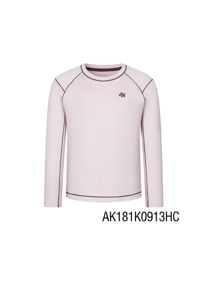 Aimer Kids Softshell Outerwear Lightweight Warm Sports T-shirt Light Warmth Light Pink 170 - Image 3