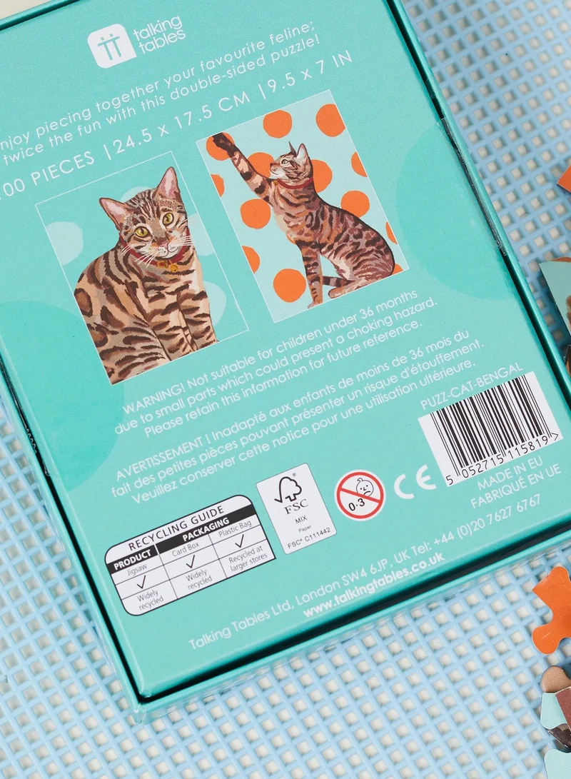 Talking Tables Feline Jigsaw Puzzle 100Pcs