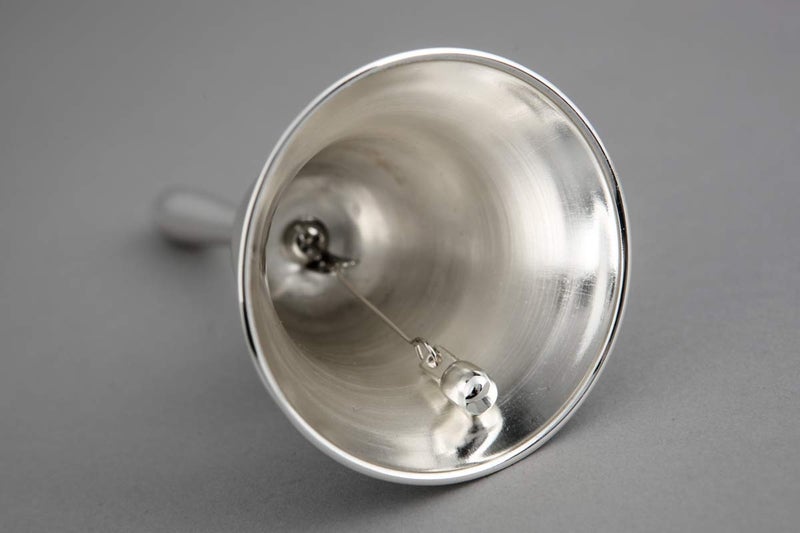RD GARDEN Exquisite silver plate Dinner Bell table decoration silver metal bell for The Porter Kitchen Restaurant Bar Classic Concierge Hotel - Image 5