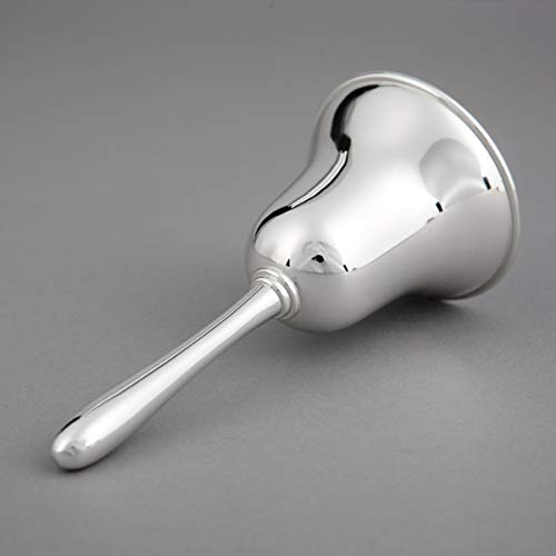 RD GARDEN Exquisite silver plate Dinner Bell table decoration silver metal bell for The Porter Kitchen Restaurant Bar Classic Concierge Hotel - Image 3