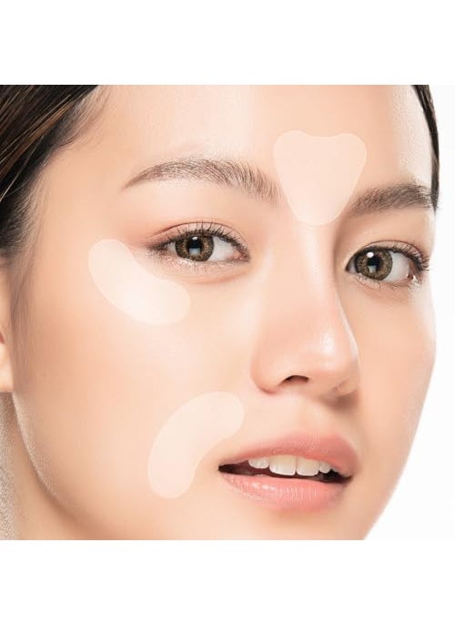 Tosowoong TOSOWOONG Anti-Wrinkle Patch with Hydrolyzed Collagen, Forehead & Eye & Smile Line Wrinkle Patches, Anti-Wrinkle Tape, K-Beauty Overnight Under Eye Patches, Korean Skincare, 5ea (10patches X 5) 