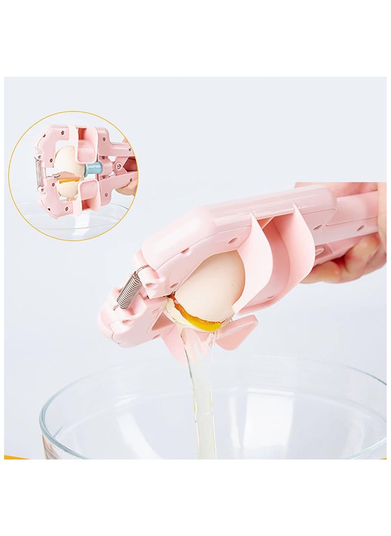 Generic - Egg Cracker Egg Opener Automatic Egg Cracking Tool Egg Liquid Egg White Egg Cracker Tool Easy Eggshell CutterEggshell Cutter Egg Separator Creative Kitchen Tools - Image 1
