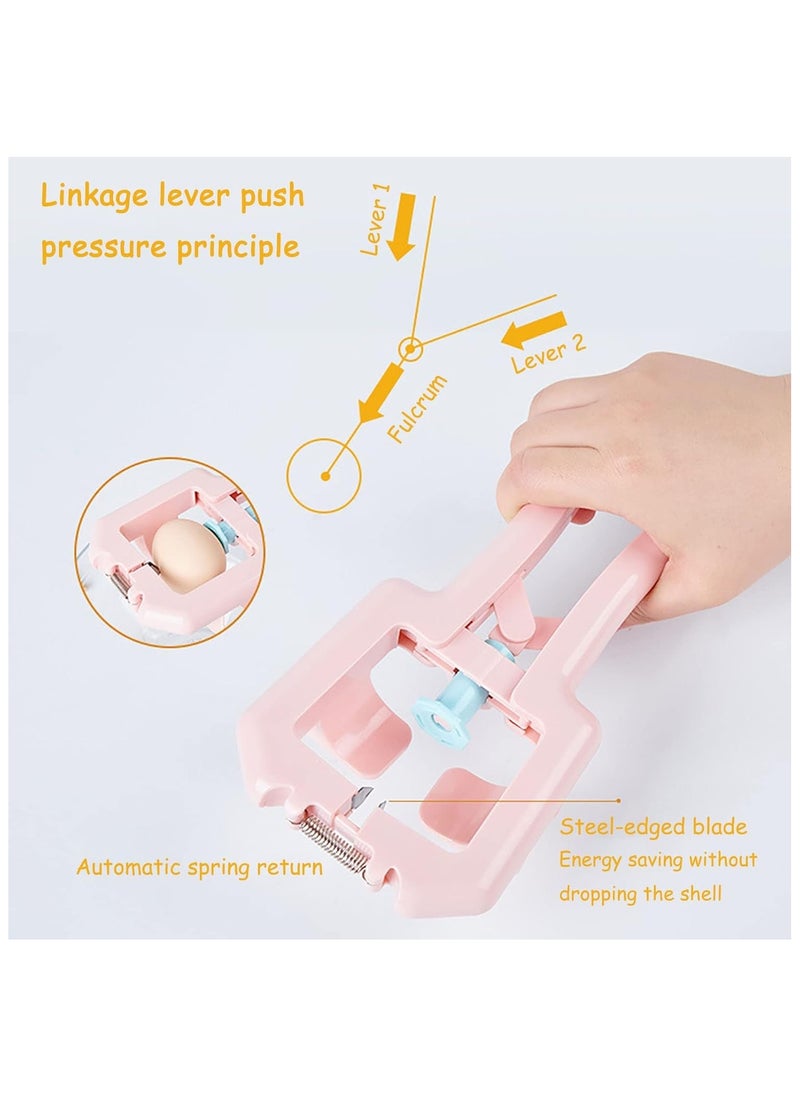 Generic - Egg Cracker Egg Opener Automatic Egg Cracking Tool Egg Liquid Egg White Egg Cracker Tool Easy Eggshell CutterEggshell Cutter Egg Separator Creative Kitchen Tools - Image 1