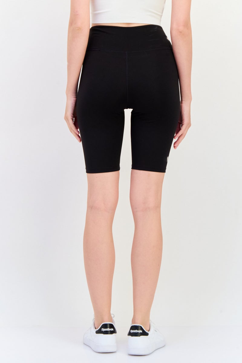 H&M Women Plain Training Short, Black  - Image 3