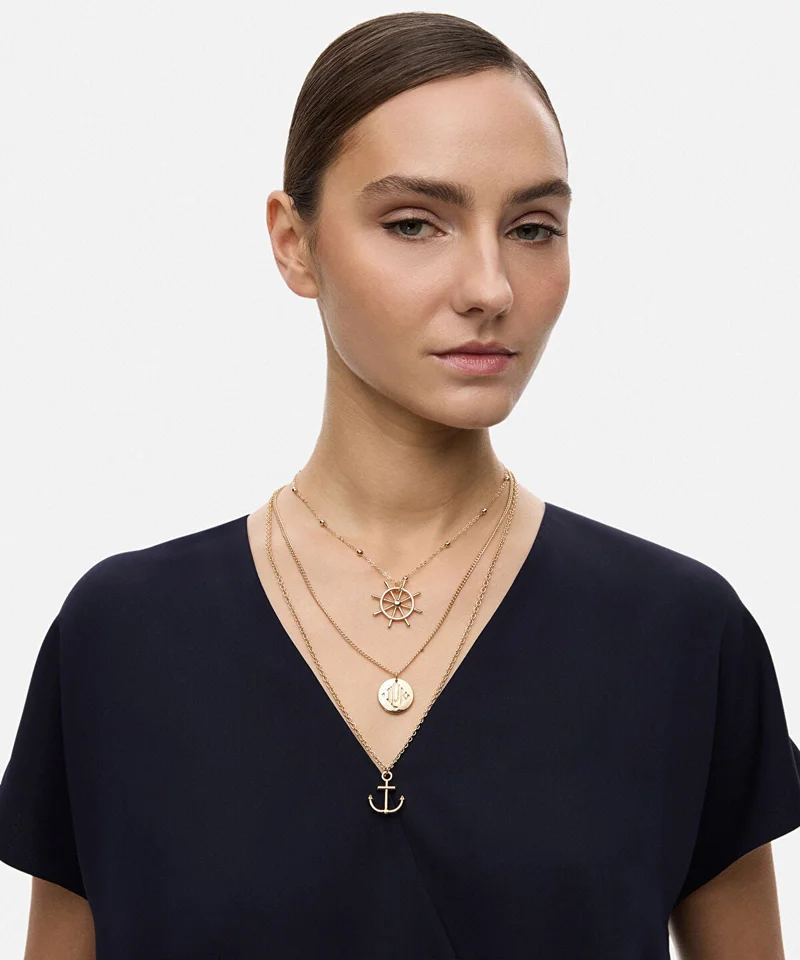 ابيكول Multi-Charm Layered Necklace