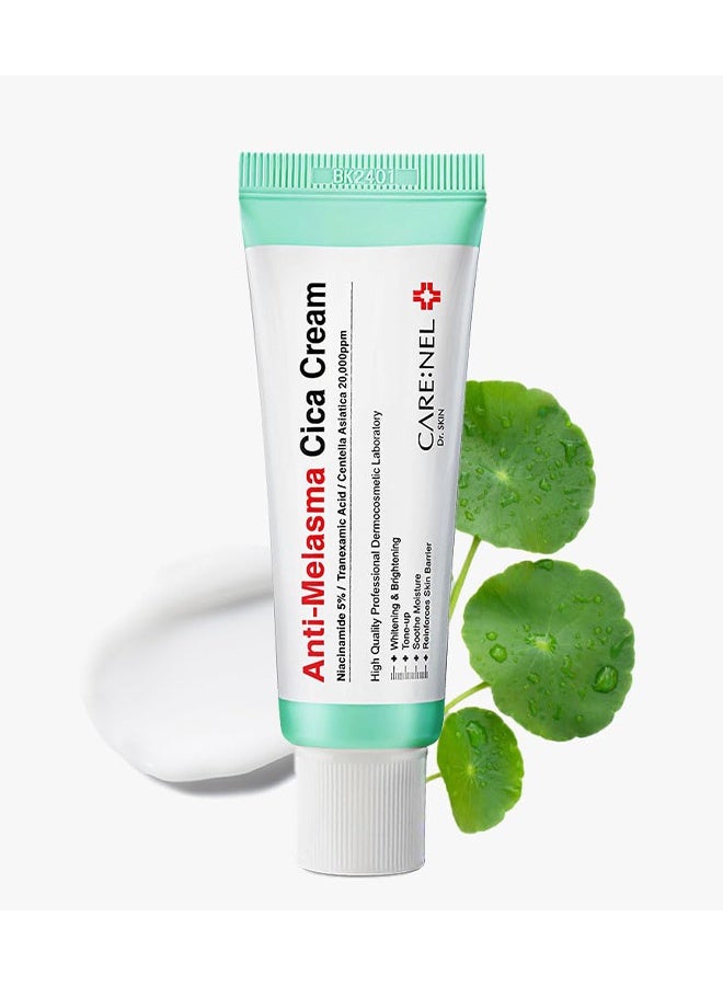 CARENEL Anti Melasma Cica Cream, Melasma Treatment For Face Cream, Dark Spot Remover Centella Asiatica, Skin Care Beauty Products - Image 1