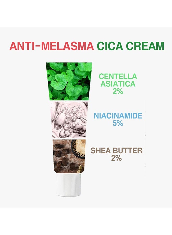 CARENEL Anti Melasma Cica Cream, Melasma Treatment For Face Cream, Dark Spot Remover Centella Asiatica, Skin Care Beauty Products - Image 3