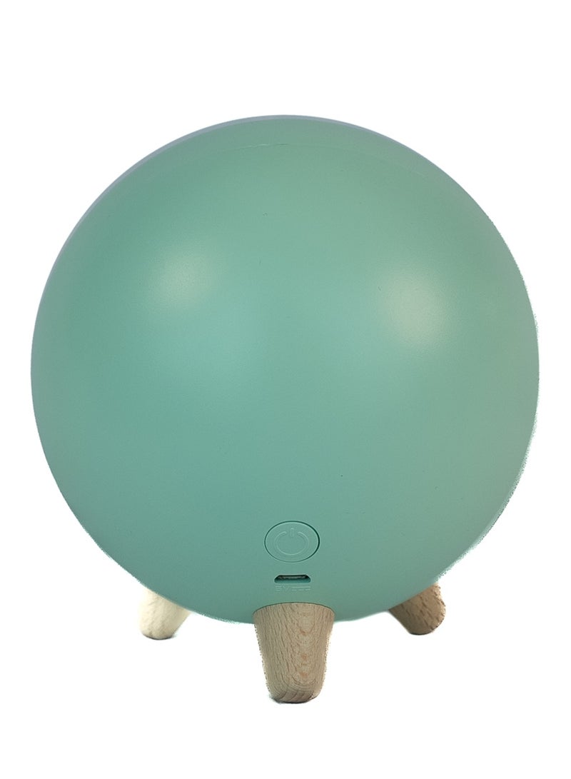 Creative little pet house atmosphere table lamp warm cute cat USB charging night light home decor kids bedside sleep light-Green  - Image 4