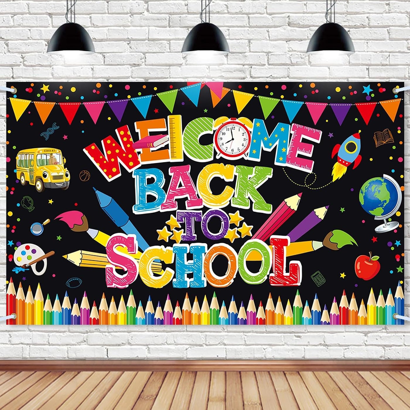 أي آر إس جرافيكس ARS Graphics Welcome Back To School Banner Backdrop