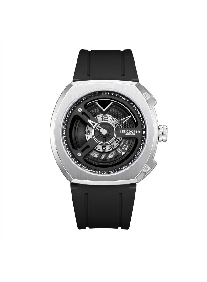 Lee Cooper Men's Silicone Analog Watch LC08245.361 - 45x44 mm