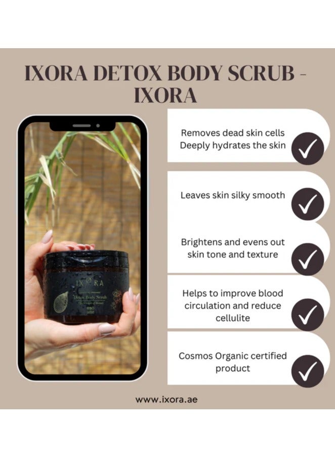 IXORA Detox Body Scrub by IXORA - Revives Skin, Removes Dead Skin Cells, and Improves Skin Texture - Image 4