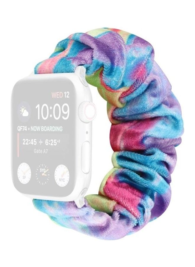 NIBEMINENT Replacement Watchband For Apple Watch Series 7 45mm/6 & SE 5 4 44mm/3 2 1 42mm Multicolour - Image 2