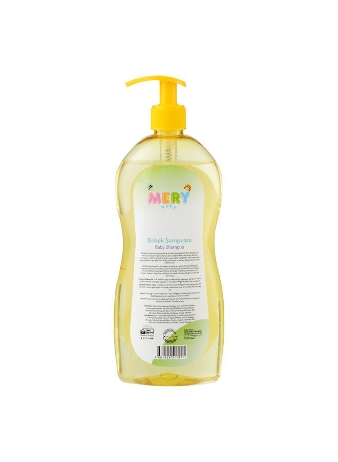 Mery Baby Gentle Baby Shampoo (750ml) – Tear-Free & Eye-Safe Daily Wash – pH 5.5 Formula with Silky Shine Extracts – Deep Hydration for Sensitive Scalp & All Skin Types - Image 5