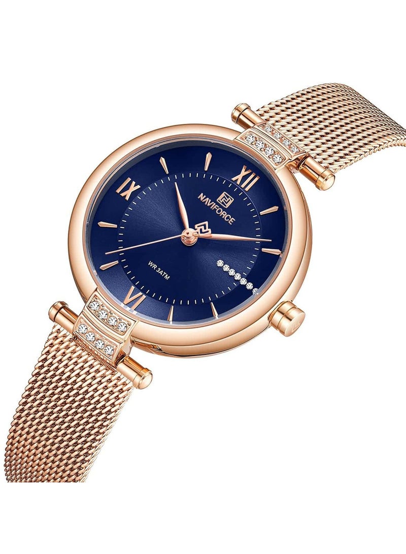 NAVIFORCE Naviforce Watch For Women NF5019-RG-BE  - Image 1