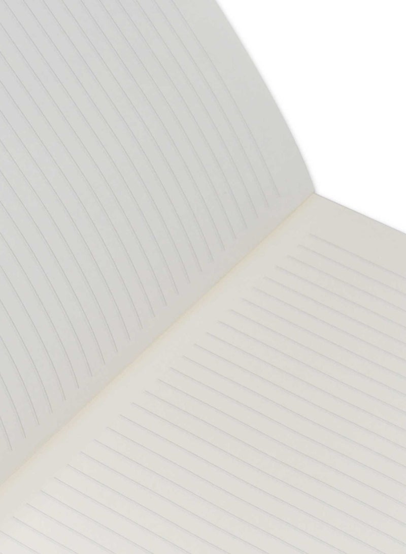 FIS  Pvc Soft Cover Note Book A4 Single Line With Border 80 Sheets-Black -FSNBPVSLA480BK - Image 2