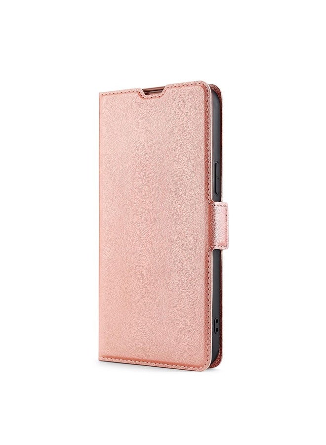 HuHa Case Cover For Honor Play 4T Ultra-thin Voltage Side Buckle PU + TPU Leather Phone Case(Rose Gold) - Image 2