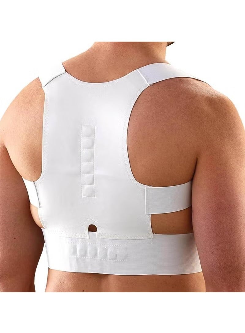 Generic Back Brace, Posture Corrector for Women and Men, Adjustable Back Support Belt, Upper Back Brace Posture Trainer for Body Correction, Relieves Pain, Straightens the Back (M)  - Image 2