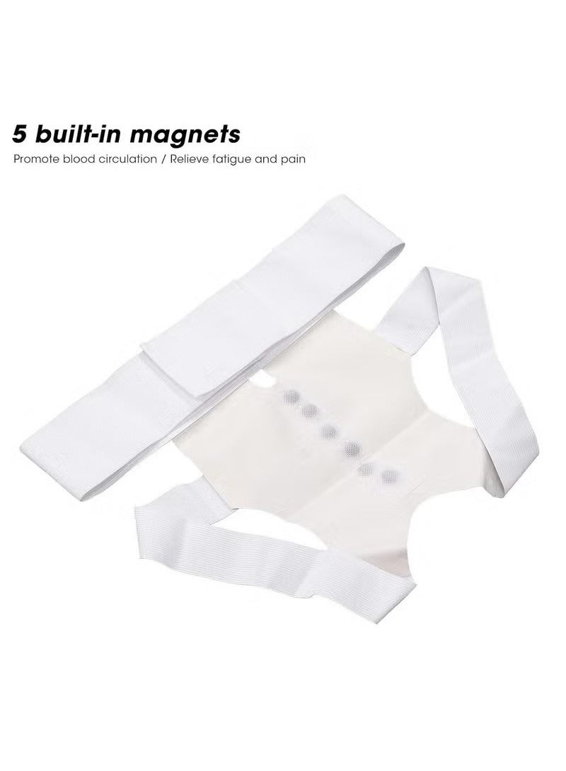 Generic Back Brace, Posture Corrector for Women and Men, Adjustable Back Support Belt, Upper Back Brace Posture Trainer for Body Correction, Relieves Pain, Straightens the Back (M)  - Image 5