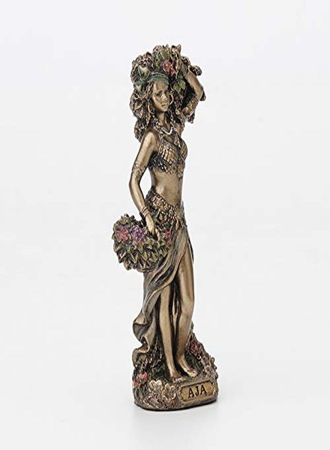 Veronese Design 3 3/4" Aja Santeria Orisha of Forest and Herbs Resin Figurine Hand Painted Bronze Finish - Image 4