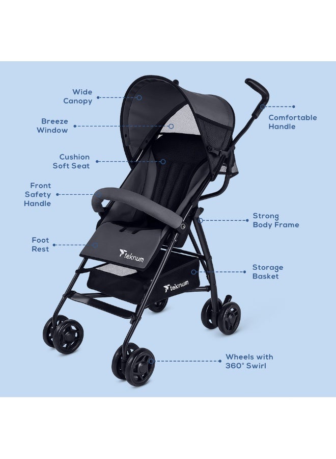 Teknum Eco Lite Stroller - Graphite - Image 4