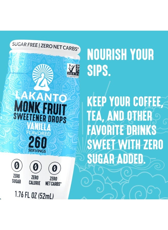 Lakanto, Monkfruit Sweetener Drops, Vanilla, 1.76 fl oz (52 ml) - Image 3