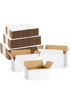 Assorted-Sizes-Shipping-Boxes-45-Pack: 9X6X4 & 10X7X5 & 11X6X6 Small-Shipping-Boxes-Mailers, White Corrugated-Cardboard-Boxes-For-Packing-Small-Business Mailing