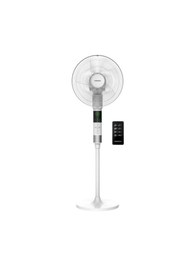تورنيدو مروحة استاند تورنيدو 16 بوصة 5 ريشة ريموت أبيض EFS-360/903GW - Image 3