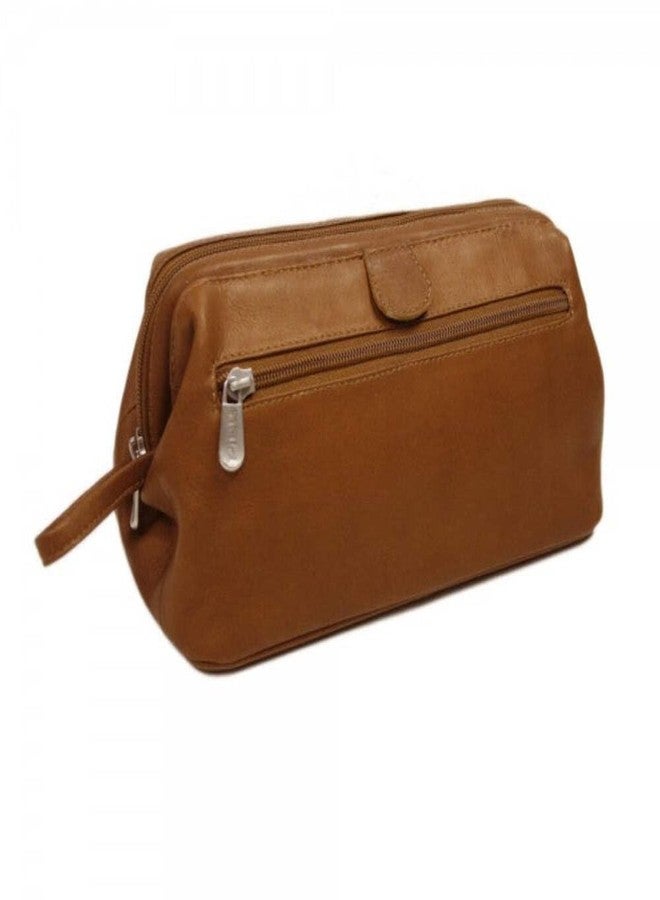 Piel Leather Deluxe Top Frame Traveling Kit, Saddle, One Size - Image 2
