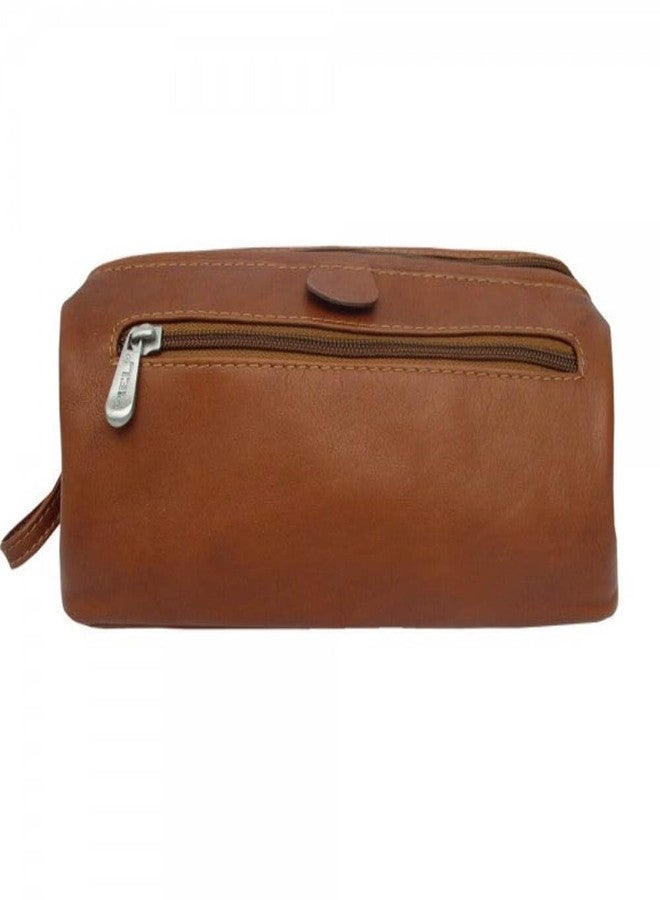 Piel Leather Deluxe Top Frame Traveling Kit, Saddle, One Size - Image 3